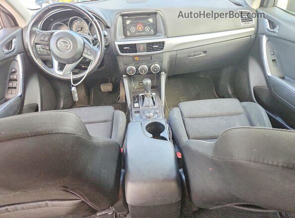 JM3KE2CY4G0606927 2016 MAZDA CX-5 Black Առջևի վահանակի տեսք