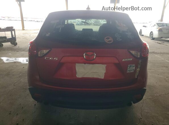 JM3KE2CY4G0788323 2016 MAZDA CX-5 Red Հետևի տեսք