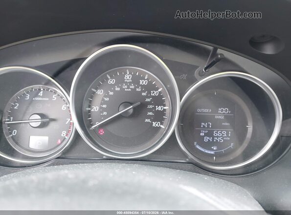 JM3KE2CY4G0790251 2016 MAZDA CX-5 White Հետևի նստատեղերի տեսք