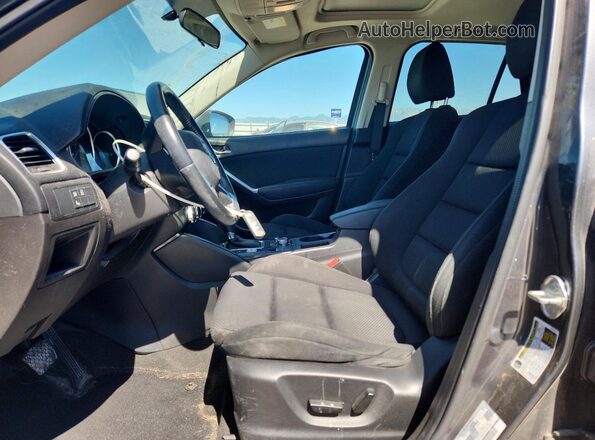 JM3KE2CY5G0658972 2016 MAZDA CX-5 Gray Vista interior delantera