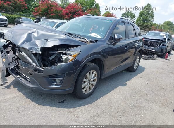 JM3KE2CY5G0701299 2016 MAZDA CX-5 Gray Przód lewy