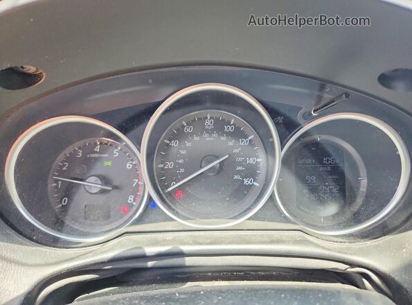 JM3KE2CY5G0859805 2016 MAZDA CX-5 Black Вид щитка приладів