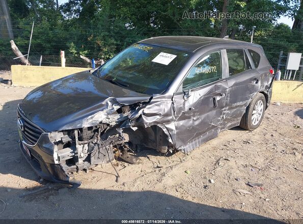 JM3KE2CY5G0921218 2016 MAZDA CX-5 Серый Передняя левая четверть
