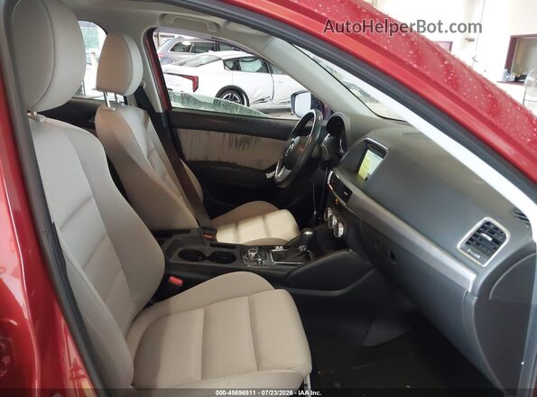 JM3KE2CY6G0703403 2016 MAZDA CX-5 Red Вид салону спереду