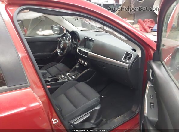 JM3KE2CY6G0747028 2016 MAZDA CX-5 Red წინა სალონის ხედი