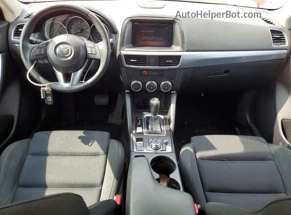 JM3KE2CY7G0644572 2016 MAZDA CX-5 Red Widok deski rozdzielczej