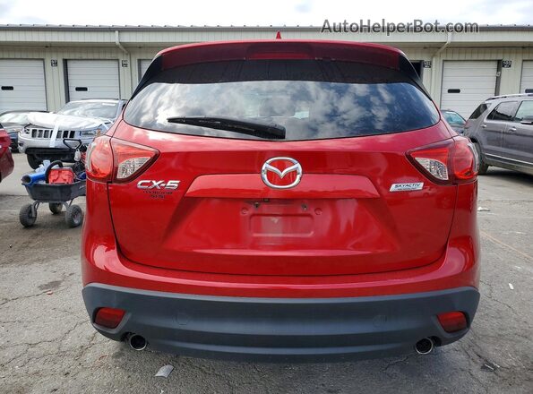 JM3KE2CY7G0644572 2016 MAZDA CX-5 Red Widok z tyłu