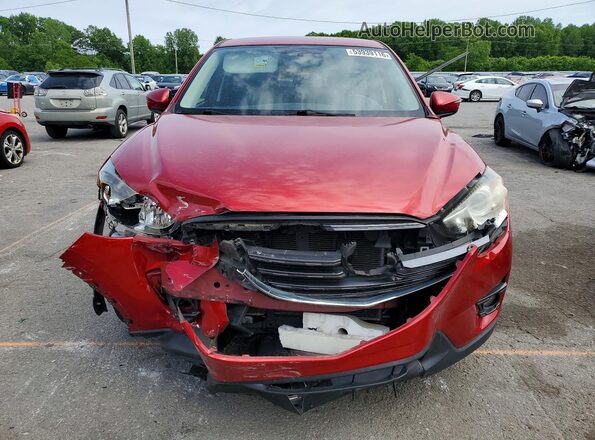 JM3KE2CY7G0644572 2016 MAZDA CX-5 Red Widok z przodu