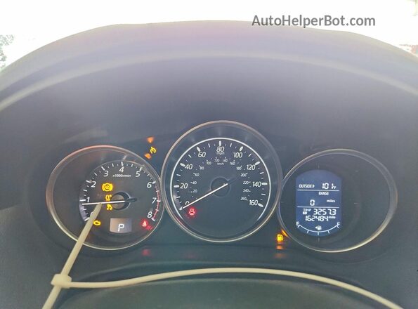 JM3KE2CY7G0901567 2016 MAZDA CX-5 Charcoal Instrument cluster view