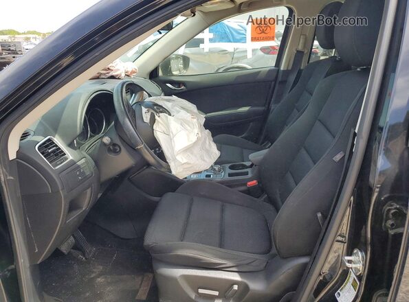 JM3KE2CY8G0653670 2016 MAZDA CX-5 Black Вид салону спереду