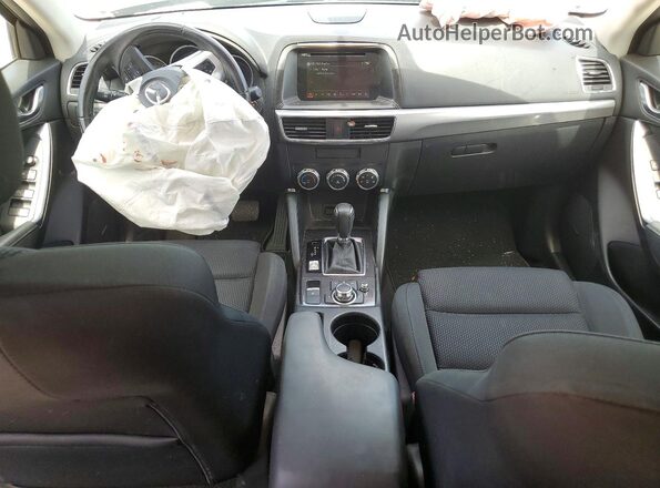 JM3KE2CY8G0653670 2016 MAZDA CX-5 Black Вид панелі приладів