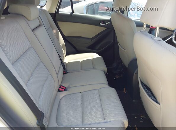 JM3KE2CY8G0739075 2016 MAZDA CX-5 White Widok naklejki z numerem VIN
