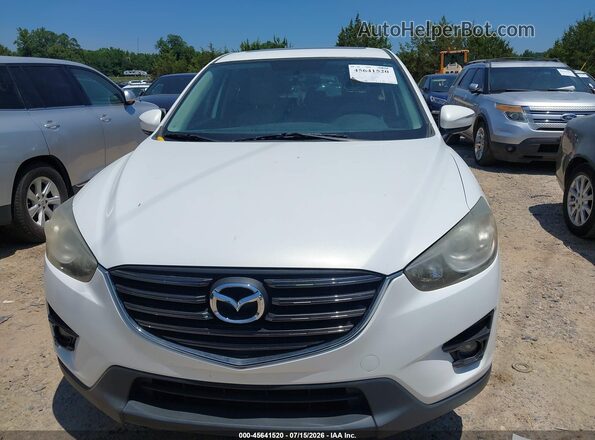 JM3KE2CY8G0739075 2016 MAZDA CX-5 White Widok zestawu wskaźników