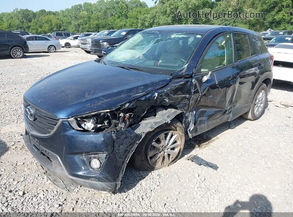JM3KE2CY8G0807620 2016 MAZDA CX-5 Blue წინა მარცხენა ხედი სამი მეოთხედიდან