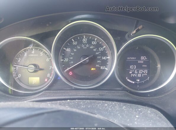 JM3KE2CYXG0689120 2016 MAZDA CX-5 Gray Widok tylnych siedzeń