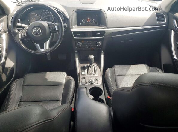 JM3KE2DY1G0668204 2016 MAZDA CX-5 Blue Widok deski rozdzielczej