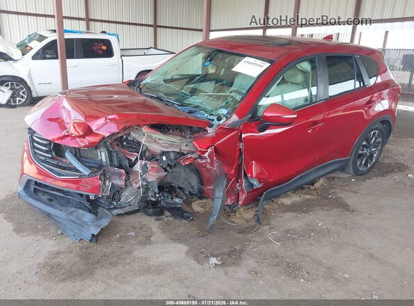 JM3KE2DY1G0876955 2016 MAZDA CX-5 Красный Передняя левая четверть