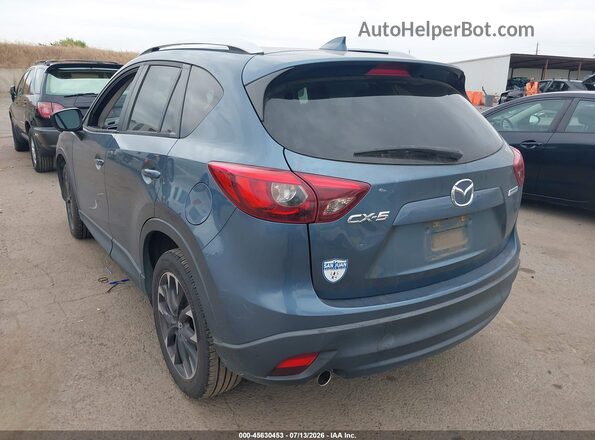 JM3KE2DY2G0650939 2016 MAZDA CX-5 Blue Tył lewy