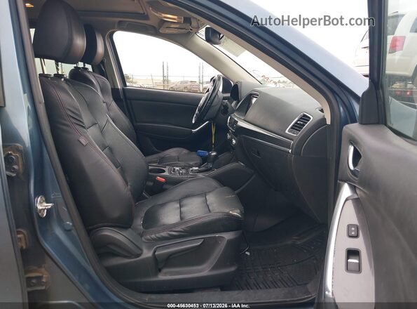 JM3KE2DY2G0650939 2016 MAZDA CX-5 Blue Widok wnętrza z przodu