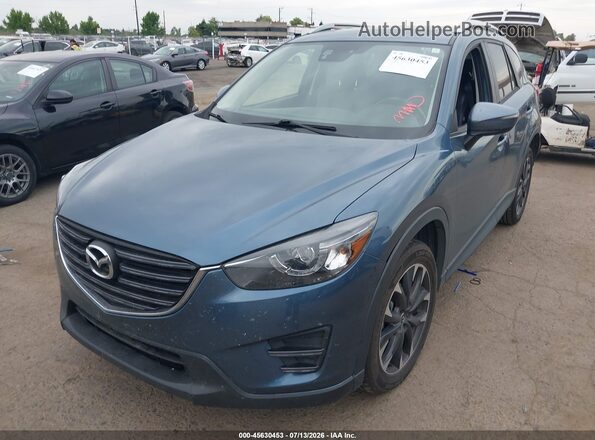 JM3KE2DY2G0650939 2016 MAZDA CX-5 Blue Przód lewy