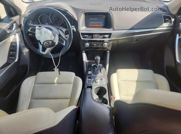 JM3KE2DY3G0826316 2016 MAZDA CX-5 White Вид панелі приладів