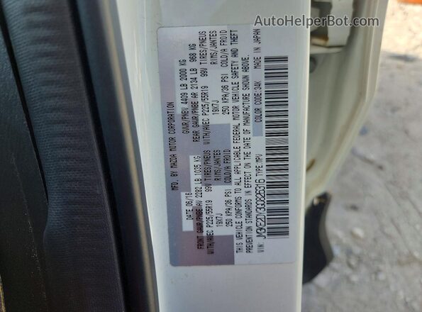 JM3KE2DY3G0826316 2016 MAZDA CX-5 White Панорамний вид салону 360°