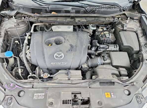 JM3KE2DY4G0735815 2016 MAZDA CX-5 Brown ძრავის განყოფილების ხედი