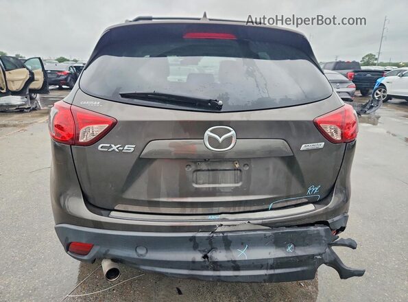 JM3KE2DY4G0735815 2016 MAZDA CX-5 Brown უკანა ხედი