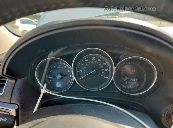 JM3KE2DY4G0789647 2016 MAZDA CX-5 White Вид щитка приладів