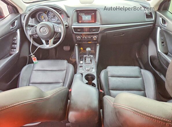 JM3KE2DY4G0791771 2016 MAZDA CX-5 Red Widok deski rozdzielczej