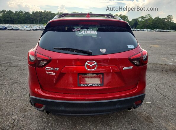 JM3KE2DY4G0791771 2016 MAZDA CX-5 Red Widok z tyłu