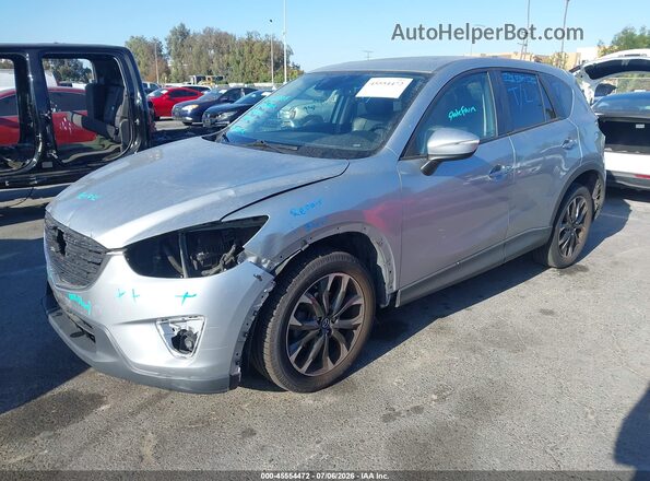 JM3KE2DY6G0690392 2016 MAZDA CX-5 Silver Передня ліва чверть