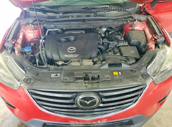 JM3KE2DY6G0776981 2016 MAZDA CX-5 Red Շարժիչի բաժամունքի տեսք