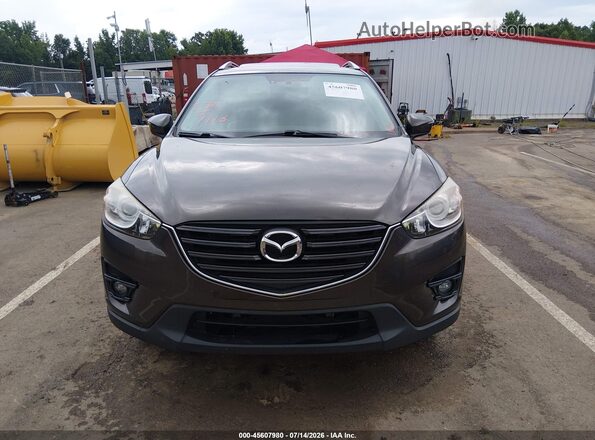 JM3KE2DY7G0642836 2016 MAZDA CX-5 Gray Rear interior view