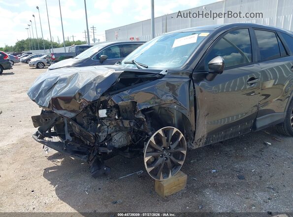 JM3KE2DY8G0682973 2016 MAZDA CX-5 Gray Դիմացի տեսք
