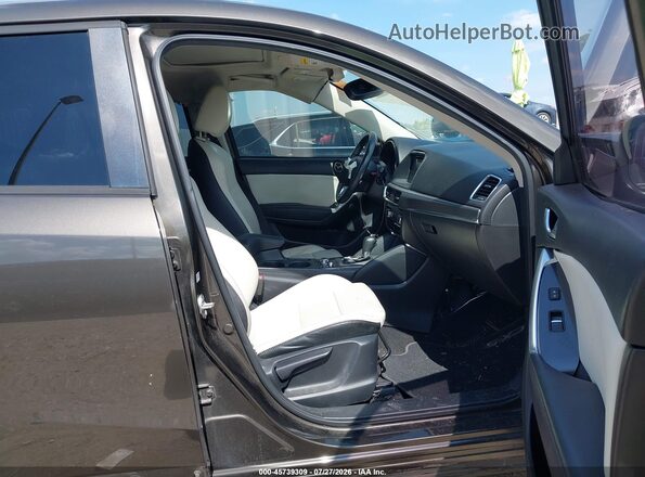 JM3KE2DY8G0682973 2016 MAZDA CX-5 Gray Սալոնի դիմացի տեսք