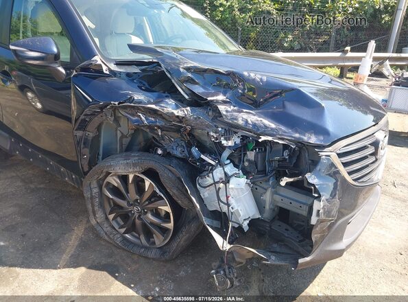 JM3KE2DY9G0763481 2016 MAZDA CX-5 Blue Widok z przodu