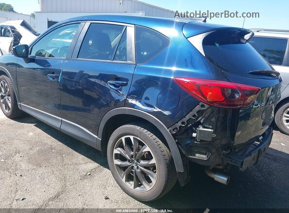 JM3KE2DY9G0763481 2016 MAZDA CX-5 Blue Tył lewy