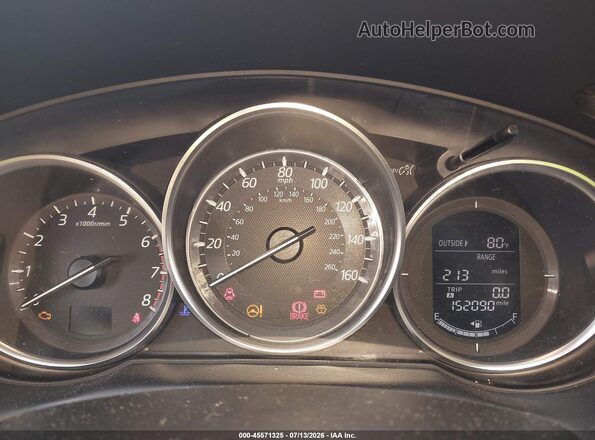 JM3KE4BY2G0866160 2016 MAZDA CX-5 Gray Widok tylnych siedzeń