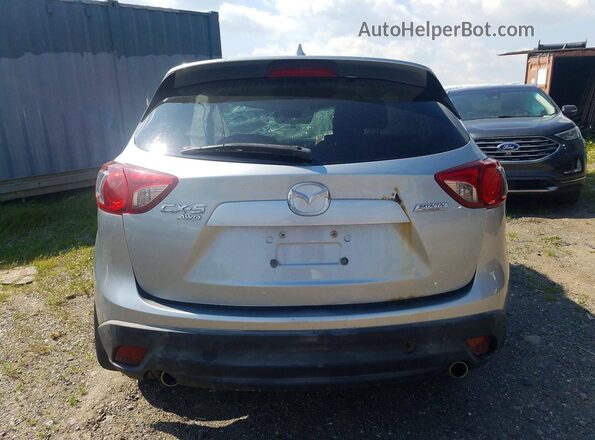 JM3KE4BY4G0817736 2016 MAZDA CX-5 Silver Vista trasera