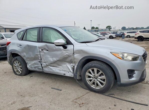 JM3KE4BY7G0658100 2016 MAZDA CX-5 Серебряный Передняя правая четверть