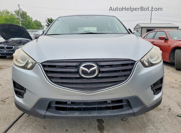JM3KE4BY7G0658100 2016 MAZDA CX-5 Серебряный Вид спереди