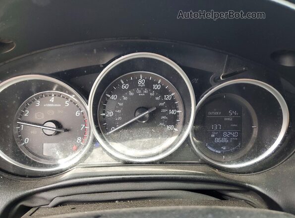JM3KE4BY7G0771223 2016 MAZDA CX-5 Gray Instrument cluster view