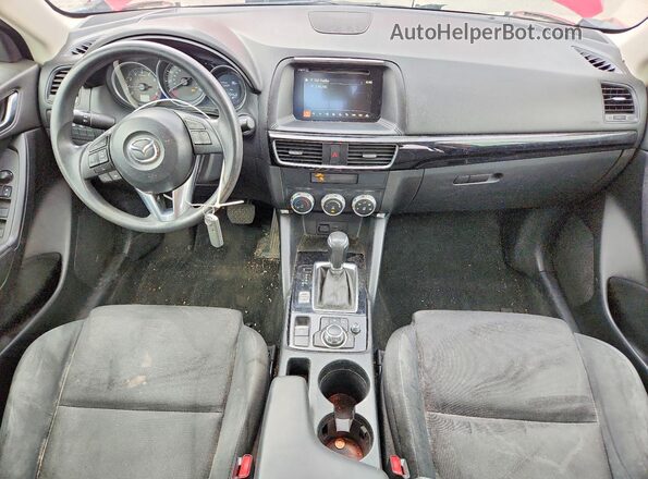JM3KE4BY7G0785297 2016 MAZDA CX-5 Red Dashboard view