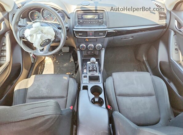 JM3KE4BYXG0622336 2016 MAZDA CX-5 Gray წინა პანელის ხედი