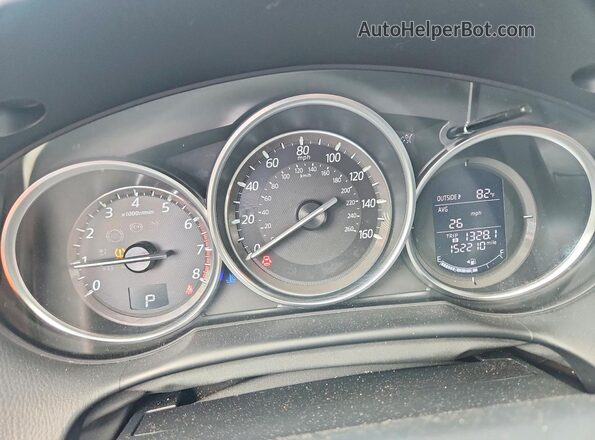 JM3KE4CY2G0692556 2016 MAZDA CX-5 Blue Вид щитка приладів