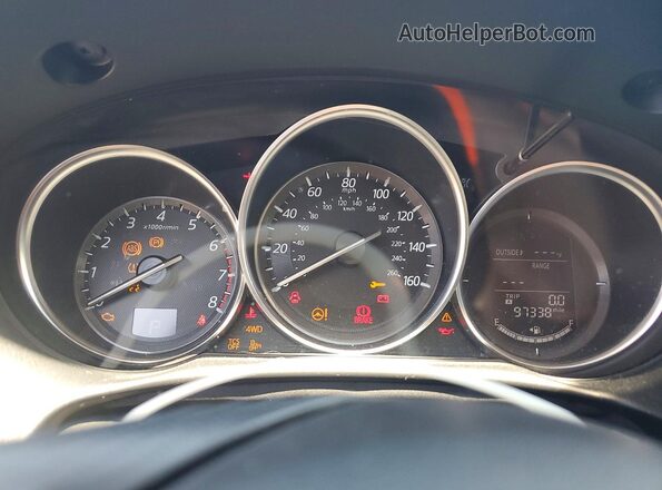 JM3KE4CY2G0728293 2016 MAZDA CX-5 White Instrument cluster view