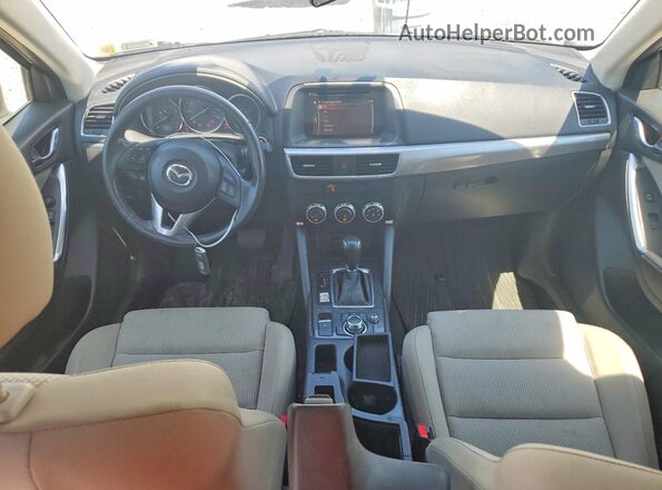 JM3KE4CY2G0728293 2016 MAZDA CX-5 White Dashboard view