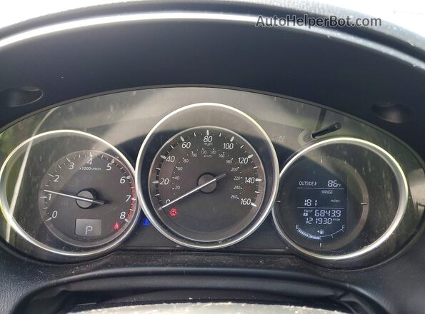 JM3KE4CY3G0824322 2016 MAZDA CX-5 Gray Vista del cuadro de instrumentos