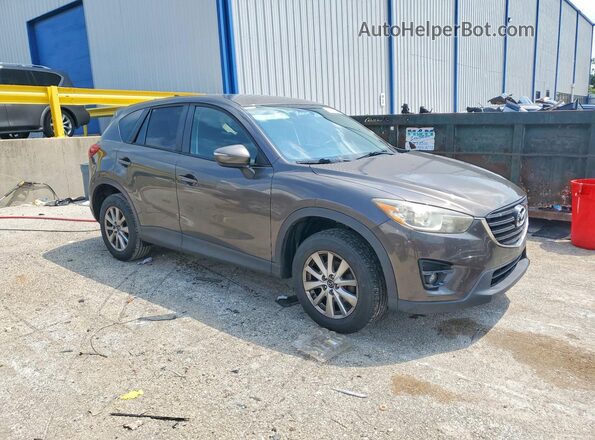 JM3KE4CY3G0824322 2016 MAZDA CX-5 Gray Delantero derecho